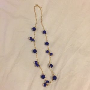 Like new! J Crew blue beaded necklace